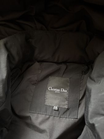Elegante Christian Dior Winterjacke, Schwarz, Grösse XXL