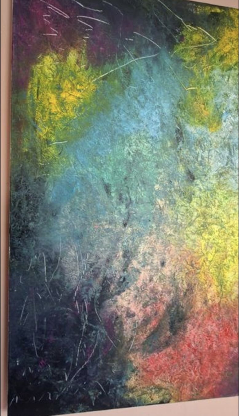 Dipinti: Gemälde " Farbträume" handmade 90×90 – Nuovo (secondo la descrizione) da Riehen venduto da Steinbock1970 2