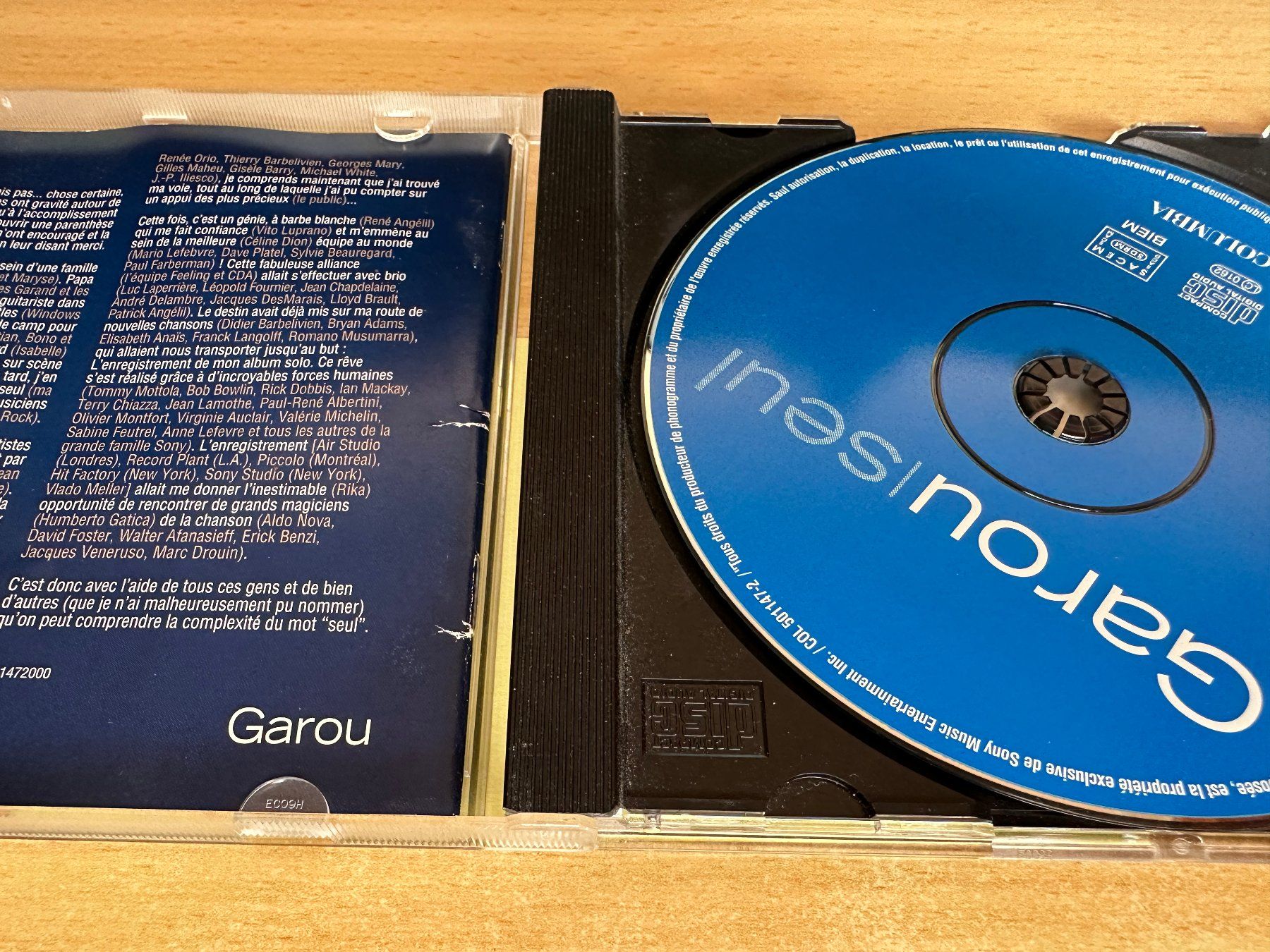 CD: Garou – Seul – Usato da Rikon im Tösstal venduto da Alpenmutz 2