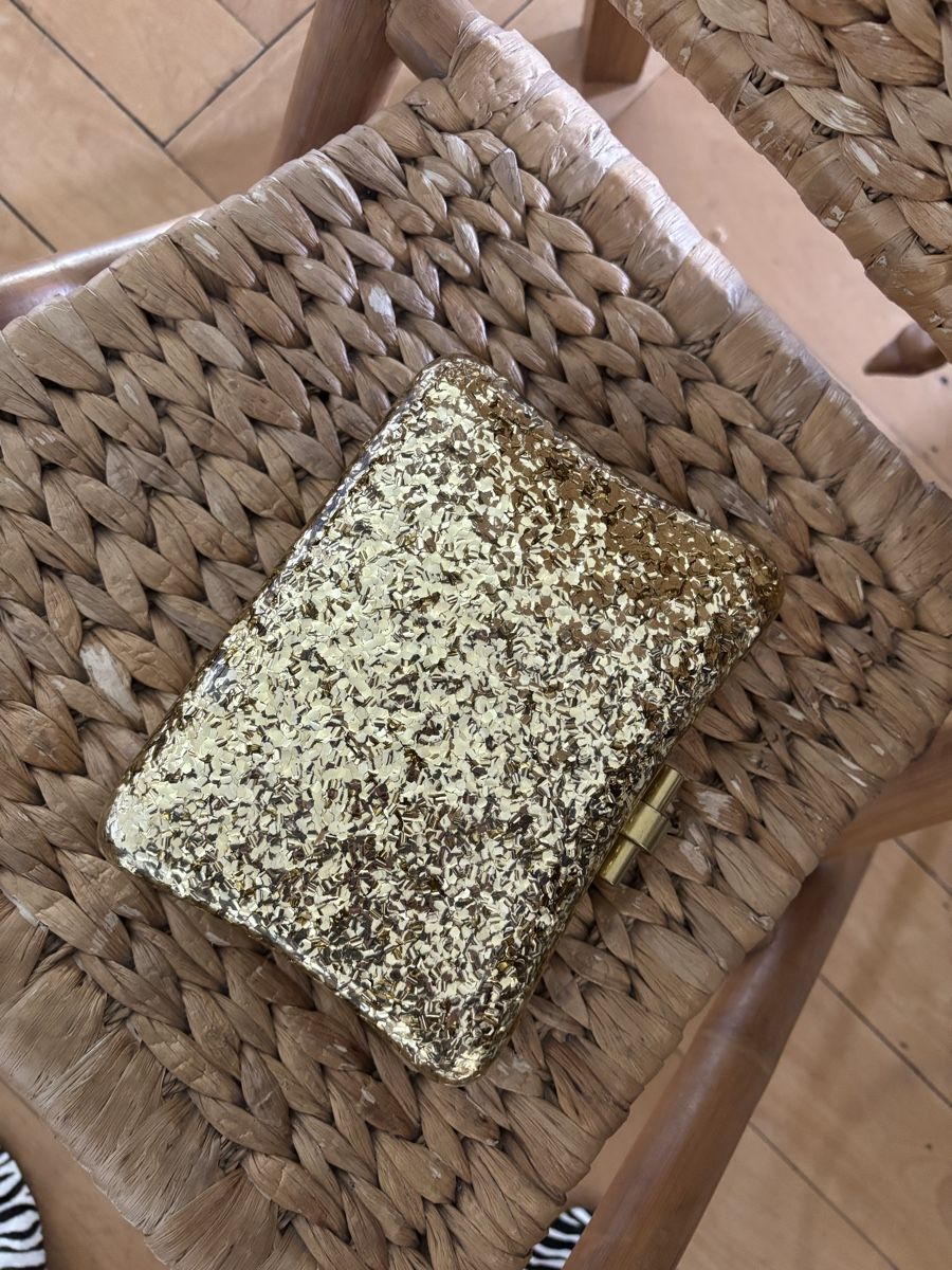 Zara Borse da donna: Clutch golden/pailletten – Nuovo (secondo la descrizione) da Bern venduto da Charlot19