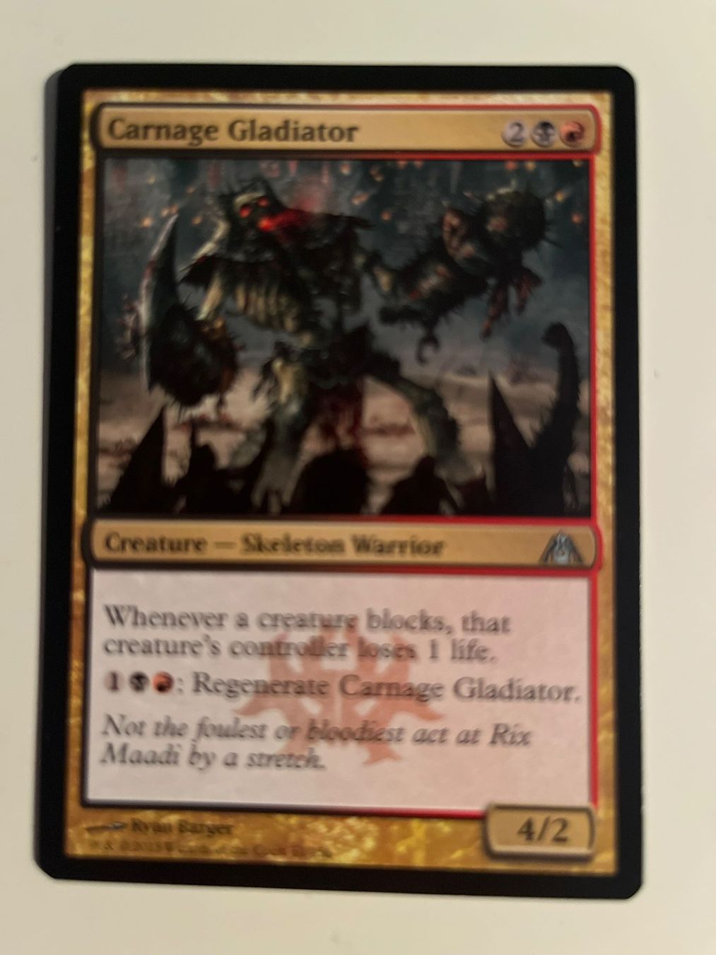 Magic The Gathering Sammelbilder & Trading cards: 1 x Carnage Gladiator - Magic: The Gathering - MtG – Gebraucht aus Kriens von Shadi1980