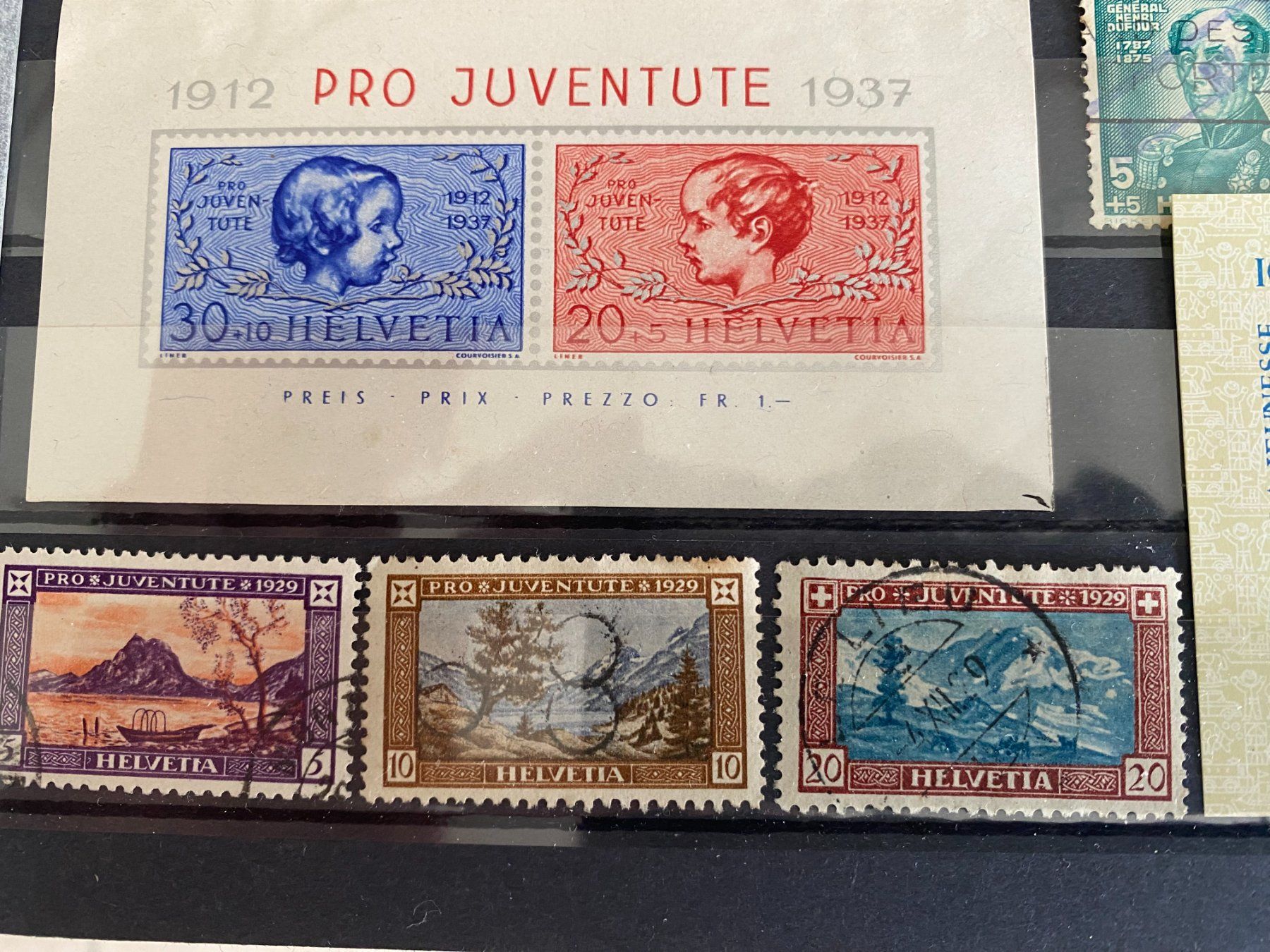Alle Briefmarken: Briefmarken Sammlung Pro Juventute Schweiz – Gebraucht aus matten b. interlaken von jfran17 7