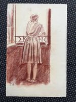 Frau am Fenster von ELIE BARACHANT 1919 - 1993    (ID B5836)
