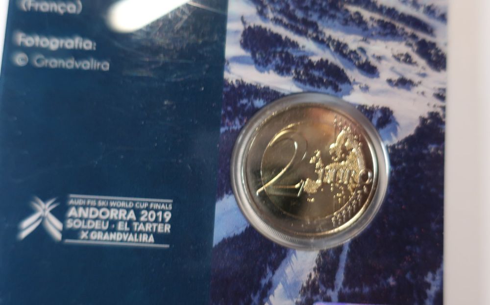Andorra 2 Euros 2019 Finals de la Copa del Món d'equí alpí (Gebraucht ...