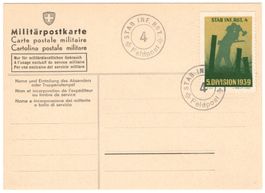 Soldatenmarke vom INF. RGT. 4/5. DIVISION auf Feldpostkarte