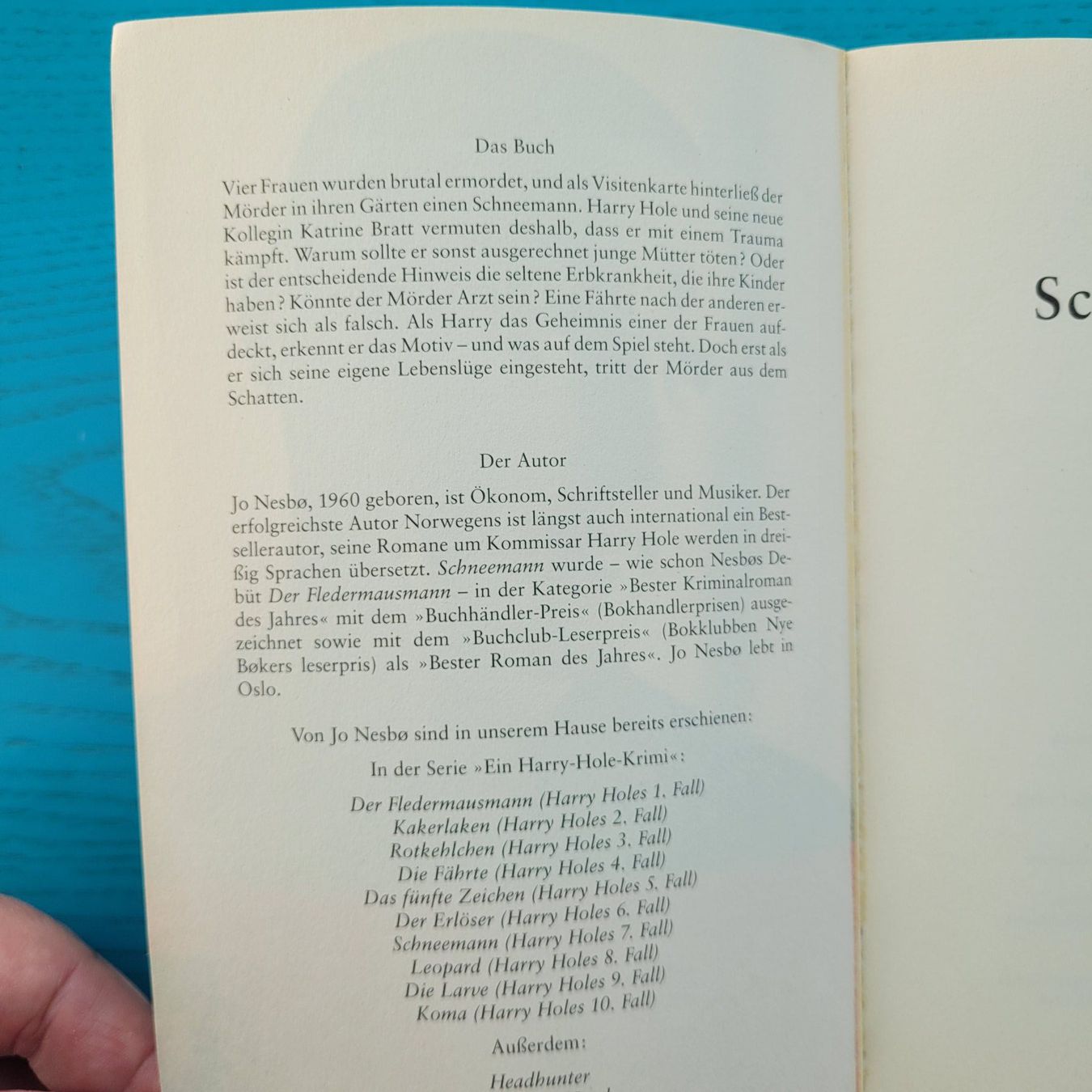 Libri: Jo Nesbo- Schneemann / Krimi – Usato da SCHÜBELBACH venduto da CoKaHa 2