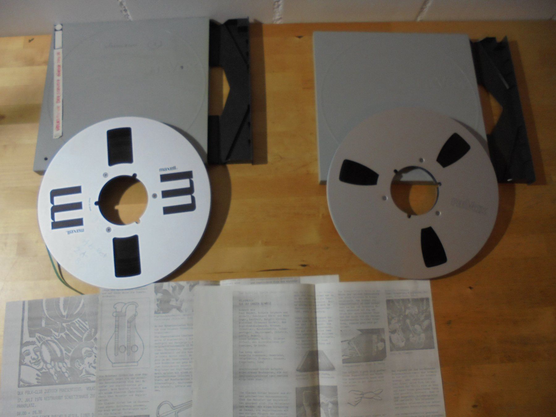 ReVox Tonbänder, Tap, Bandmaschine, Volksmusik Schweiz, Alu (Gebraucht ...