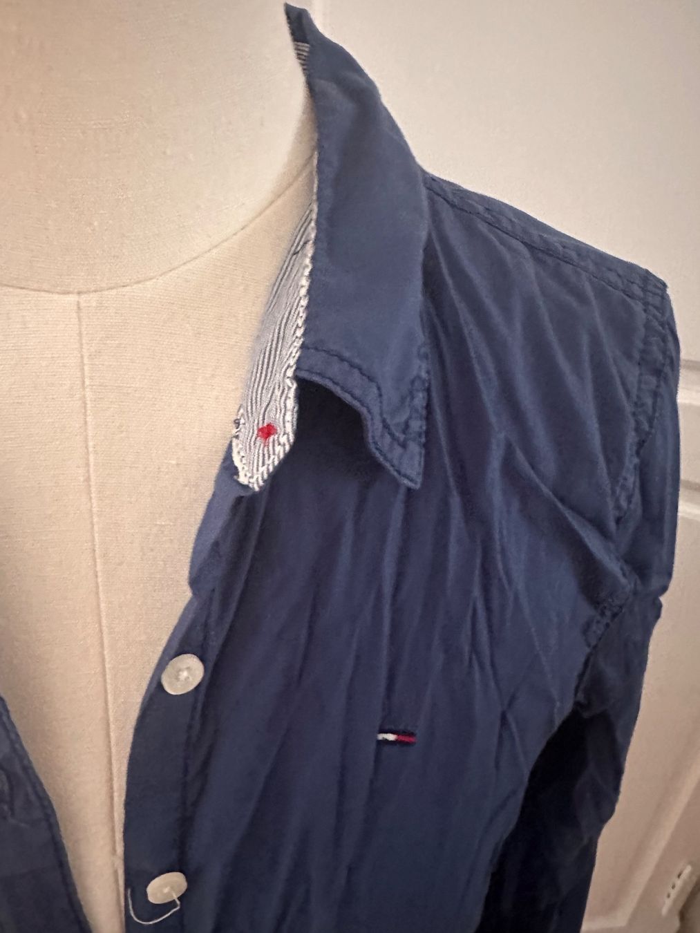 Tommy Hilfiger Camicette: Hilfiger Bluse Hemd blau s – Usato da Pfaffhausen venduto da Klaras_second_hand 1