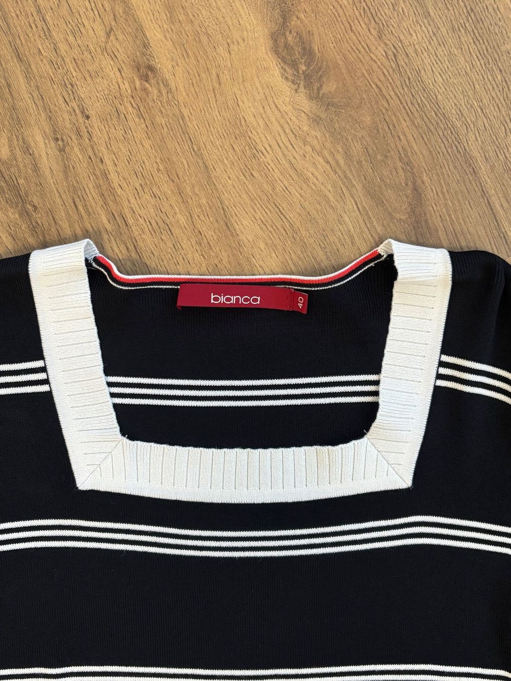 Pullover & Sweatshirts: gestreifter Pullover elegant - Bianca - Gr. M/40 – Neu (gemäss Beschreibung) aus Brügg BE von doppelrittberger 2