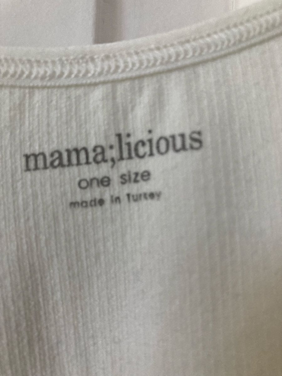 Mamalicious Top: Schwangerschaftstop von Mamalicious Onesize cremeweiss – Usato da St. Gallen venduto da trishold 3