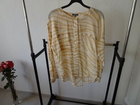 Nuwertige Bluse Mine to Five beige-weiss Gr. 38 - 220518