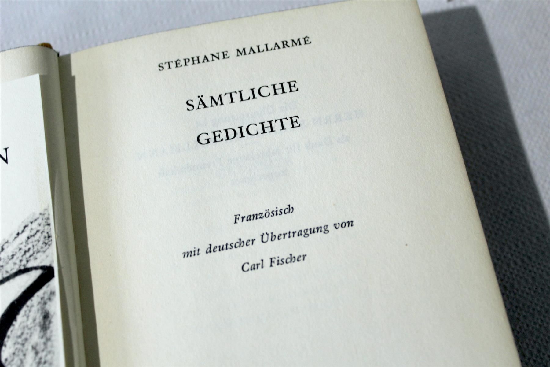 Libri: MALLARME STEPHANE: Sämtliche Gedichte – Usato da Bern venduto da Rare-Books 8