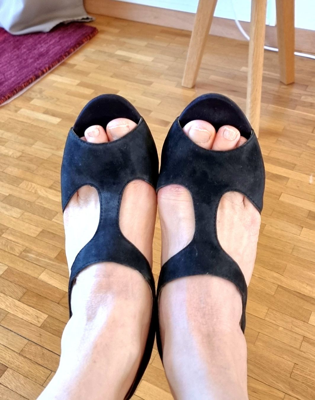 Scarpe da donna: Sandales cuir/daim noires Caprice taille 38.5 – Usato da Veyrier venduto da Leilazizou 1