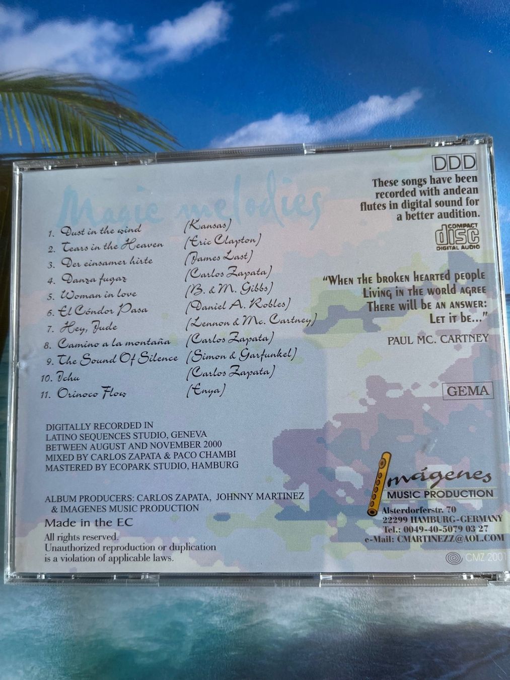 CD: Magic Melodies - With Andean Panflute – Usato da Versoix venduto da Jolicoeur71 1
