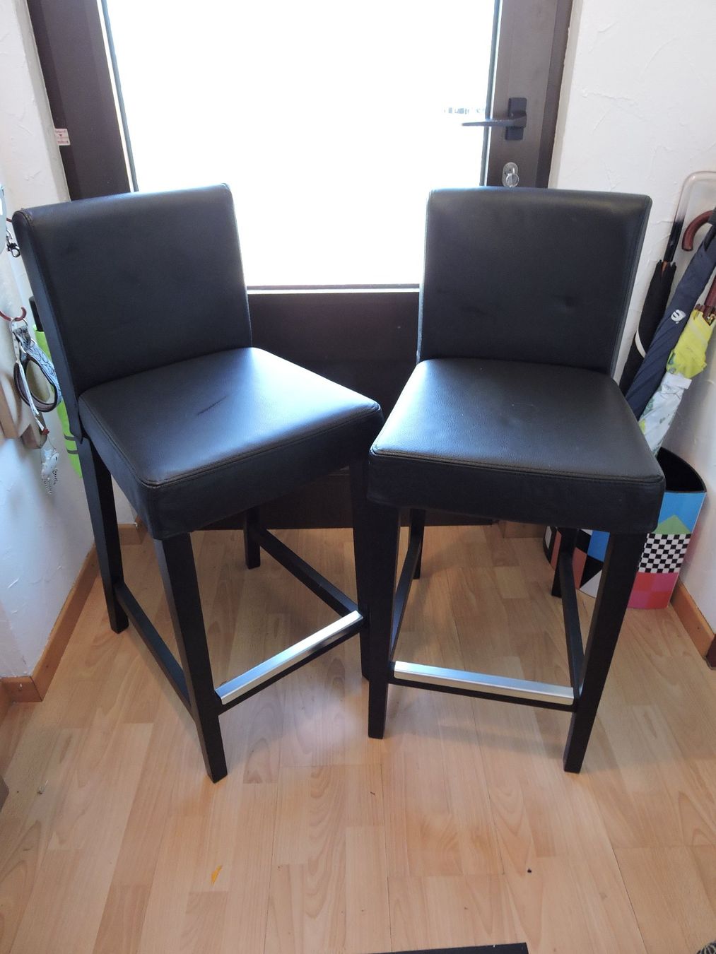 Ikea Sgabelli: 2x Ikea Barhocker Henriksdal Leder Bezug – Usato da Hauptwil venduto da Borusse01
