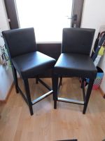 2x Ikea Barhocker Henriksdal Leder Bezug