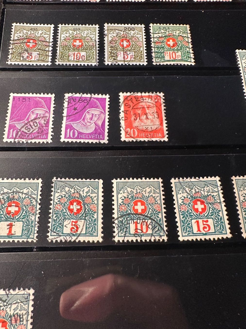 Tutti i francobolli: Portomarken Schweiz Spezial +++ – Usato da Stettfurt venduto da 2442 6