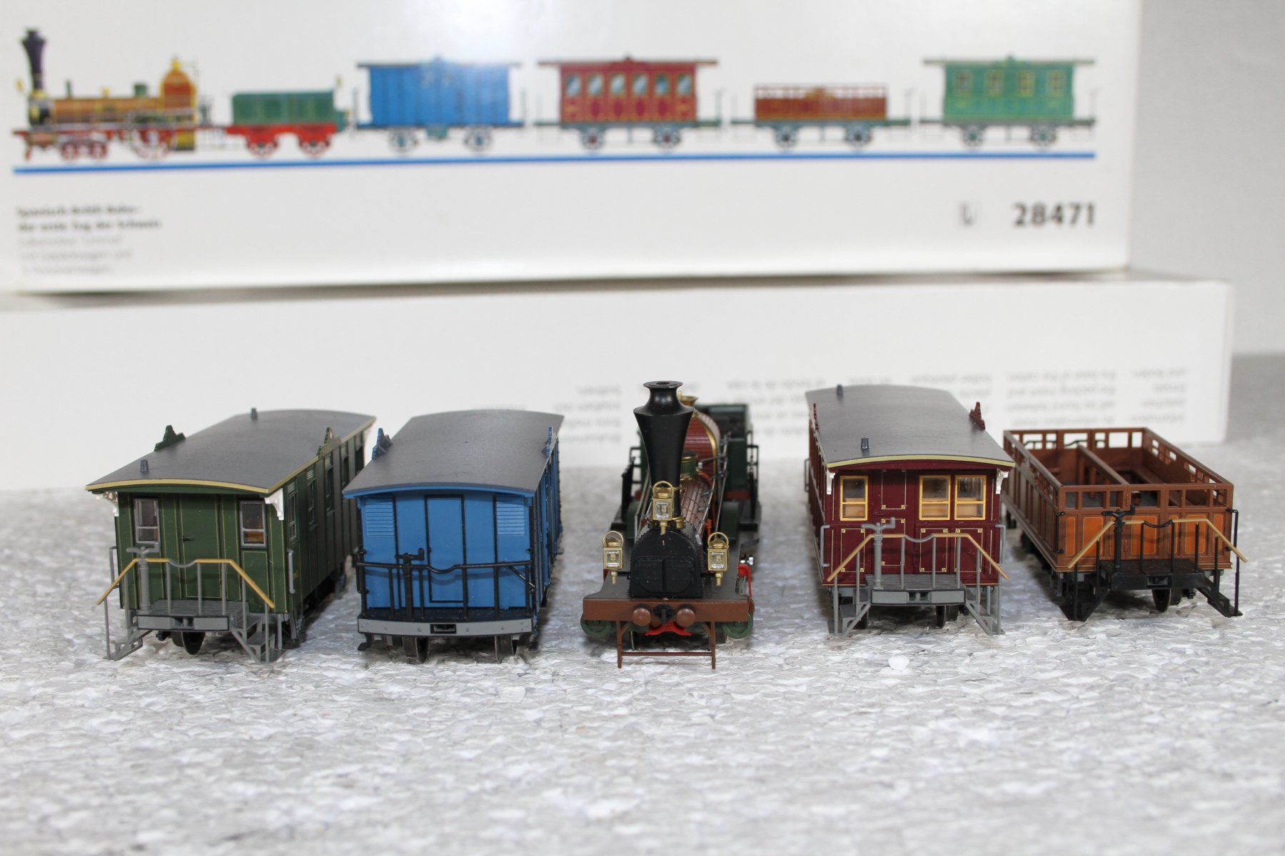 Märklin Modellini di ferrovie: Märklin 28471 SNB Spanisch Brötli Bahn Set – Usato da Triesen venduto da gleis8 5