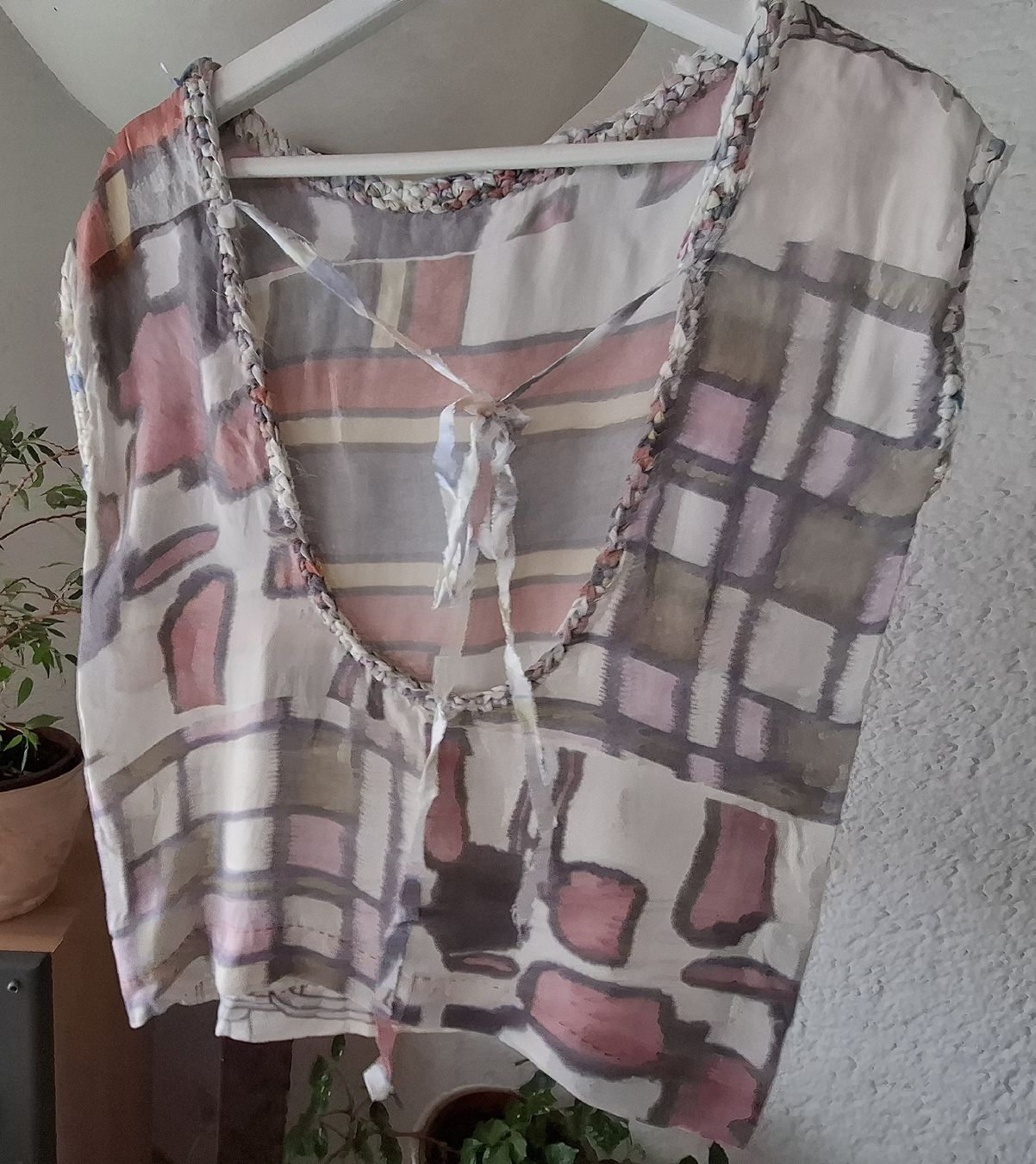 Top: Designer-Top, 100% Seide, Grösse M – Usato da Ittenthal venduto da Urmel911 1
