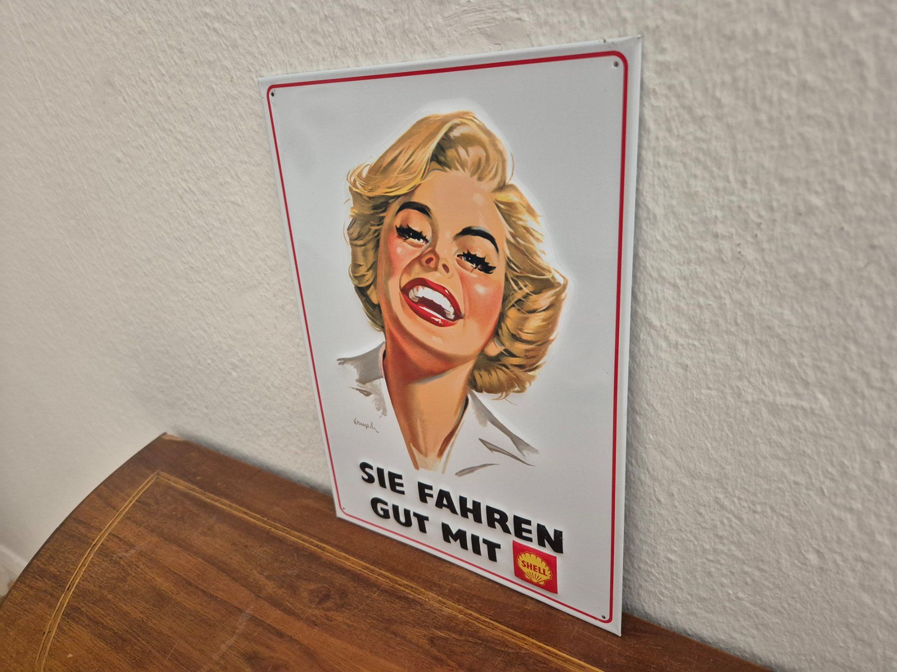 Shell Insegne: Blechschild Shell Tankstelle Tanksäule Limitiert 2001 Blech – Usato da Neuhausen venduto da rraayy 4