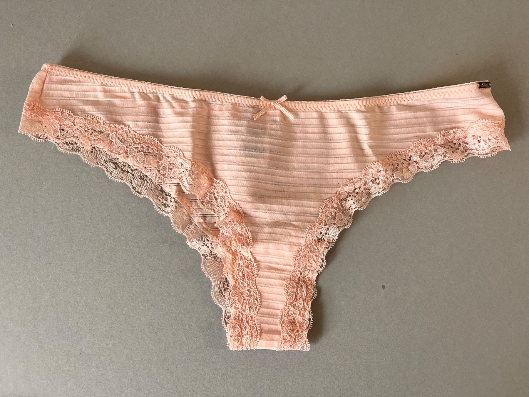 Altra biancheria intima: S. OLIVER, Slip mit Spitzen, Grösse 44/46, Farbe Hellrosa – Nuovo e nell'imballaggio originale da Rudolfstetten venduto da gst_g7xl