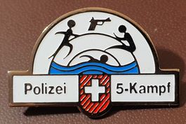 S462 - Pin Sport 5 Kampf Polizei Team Schweiz