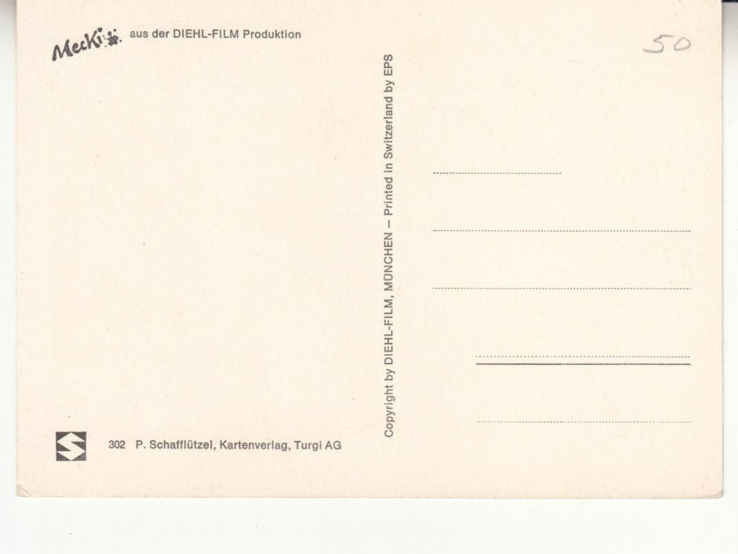 Cartoline postali: Mecki Karte 302 – Usato da Bürglen TG venduto da StampGraf 1