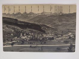 WATTWIL SG mit Churfirsten, dat. 1919