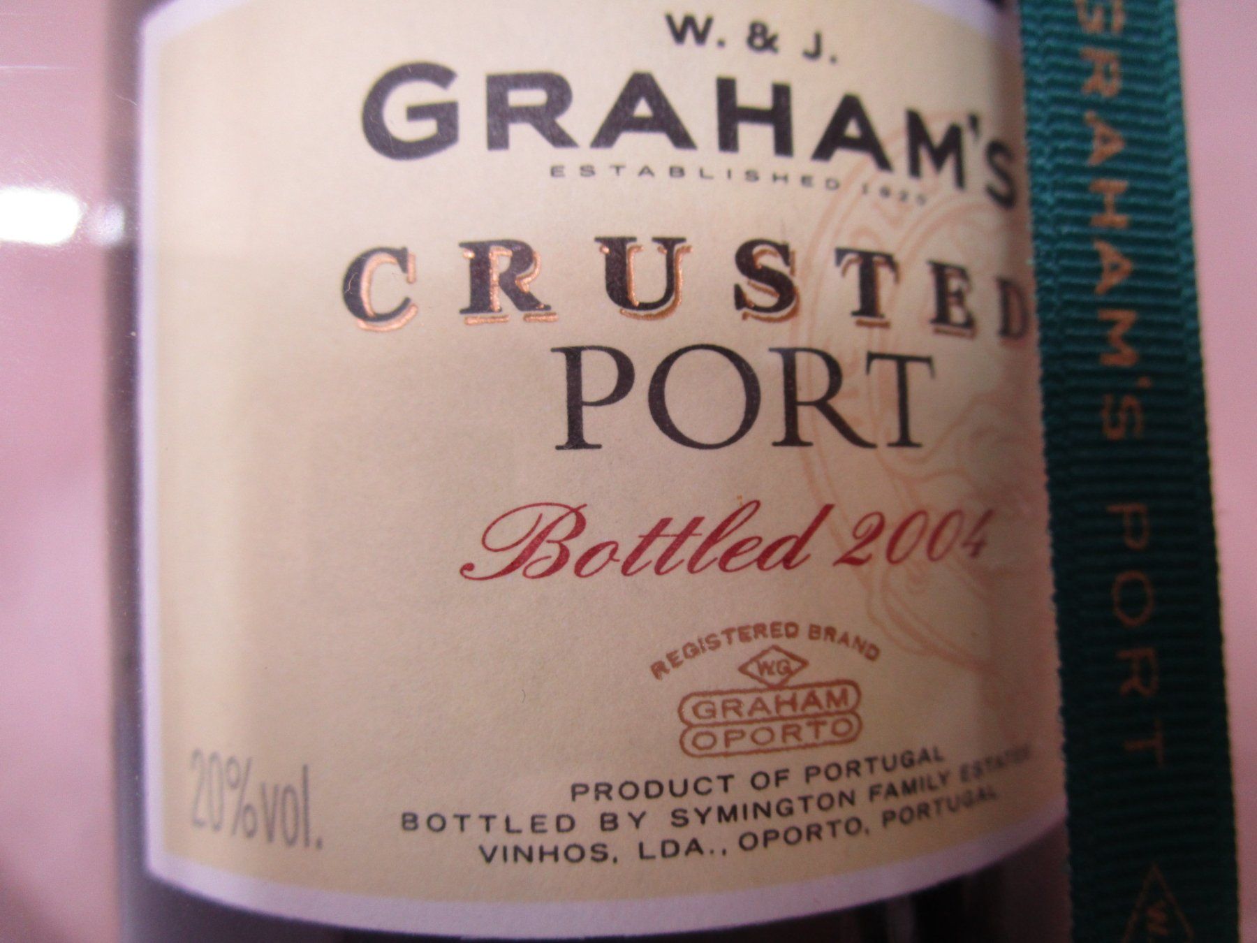 Wein: 1 Fl. Graham's Crusted Port, Bottled in 2004 – Neu (gemäss Beschreibung) aus Eschenbach SG von brocovin 9