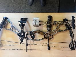 Compoundbogen Hoyt mit Visier (Alphamax 32), guter Zustand