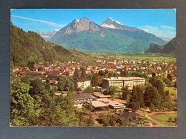 AK Bad Ragaz mit Churfirsten Gonzen und Alvier