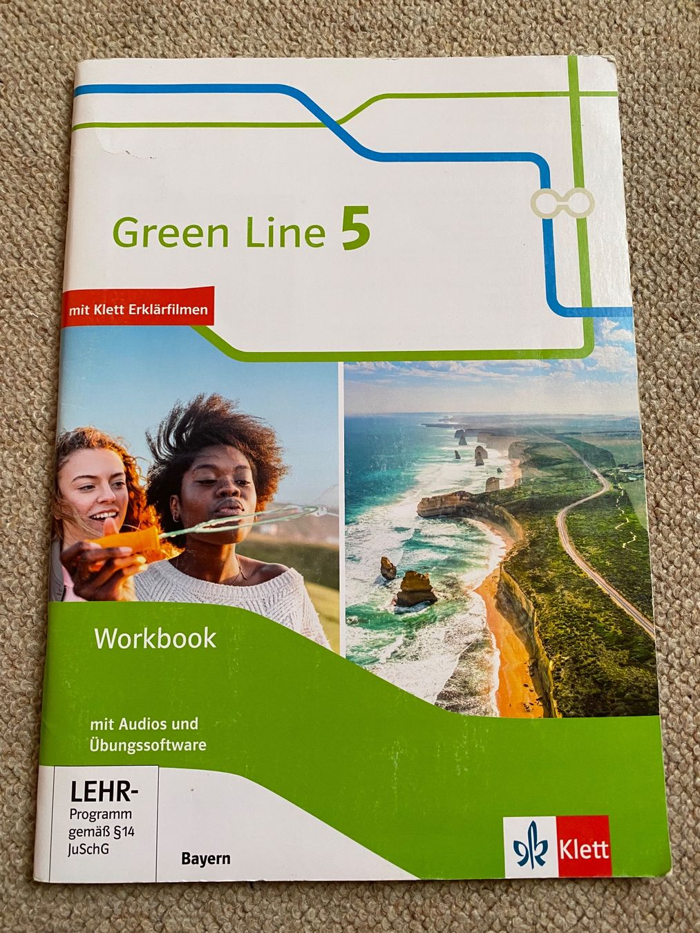 Livres: Green Line 5 Workbook Bayern mit CD | Klett – D'occasion à Ebmatingen par 777_cq5g