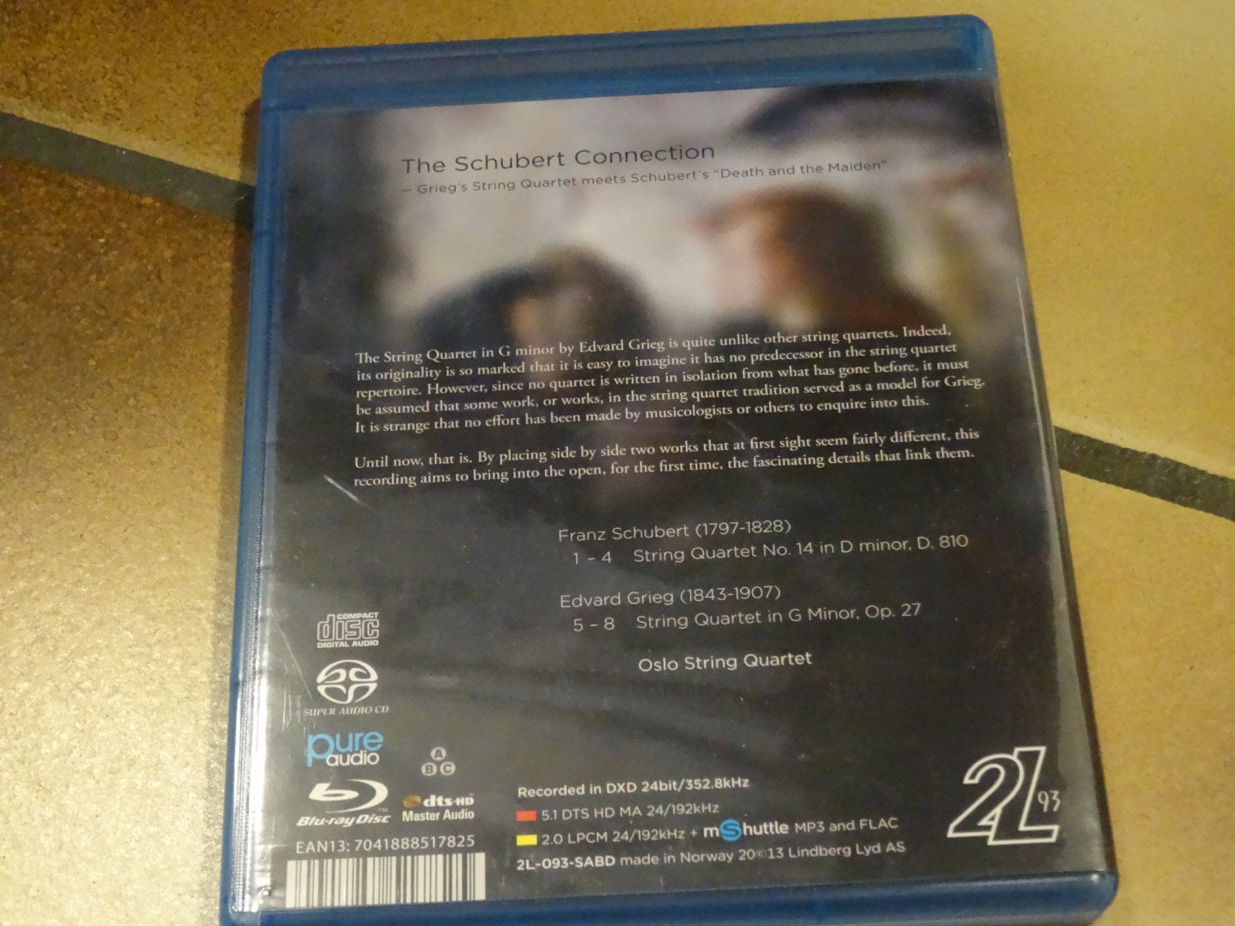 Alle DVDs: The Schubert Connection Oslo String Quartet Blu-ray – Gebraucht aus Olten von Disc-Ausverkauf 2