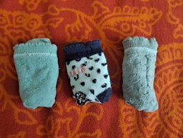 3 Paar Socken 74/80 Herz Minnie Maus