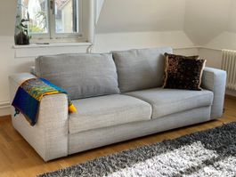 Bettsofa grau meliert (Liegefläche 160x200)