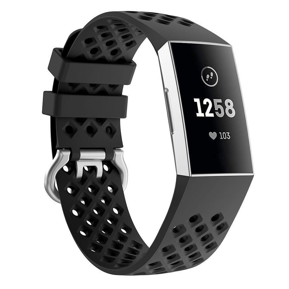 Hometrainer: Silikon Armband Fitbit Charge 3 Grösse L – Neu und originalverpackt aus Zürich von Watch-247