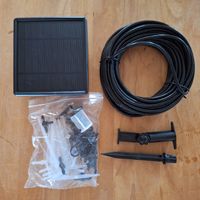 Bewässerungssystem Solar mit Zeitschaltuhr und Zubehör neu
