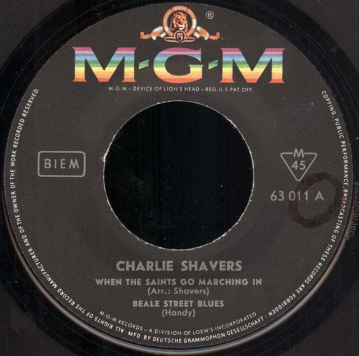 Schallplatten: Jazz-EP: Charlie Shavers (MGM) – Gebraucht aus Hochfelden von mue_lhm9 2