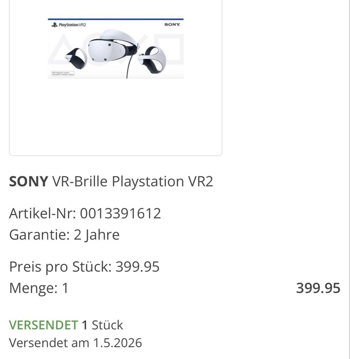 Sony Casque VR: Sony PlayStation VR2 VR-Headset und VR2-Sense Controller L/R – Neuf (Voir description) à Wald ZH par Famillie_ZH 3
