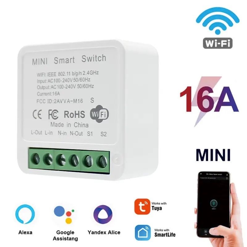 Unità & Adattatore: MINI Wifi /Smart Switch Tuya/Smart life – Nuovo e nell'imballaggio originale da Gisikon venduto da Fidii