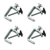 4er Set Universal Haken JL-221 silber