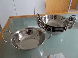 6 indische Servierschalen Balti Dish