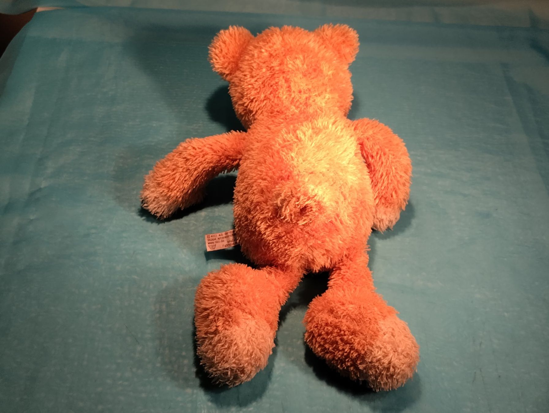 Nici Spielzeuge: NICI Bär mit Blume im Sack, L: 40cm – Gebraucht aus Bellach von JingleCherry 2