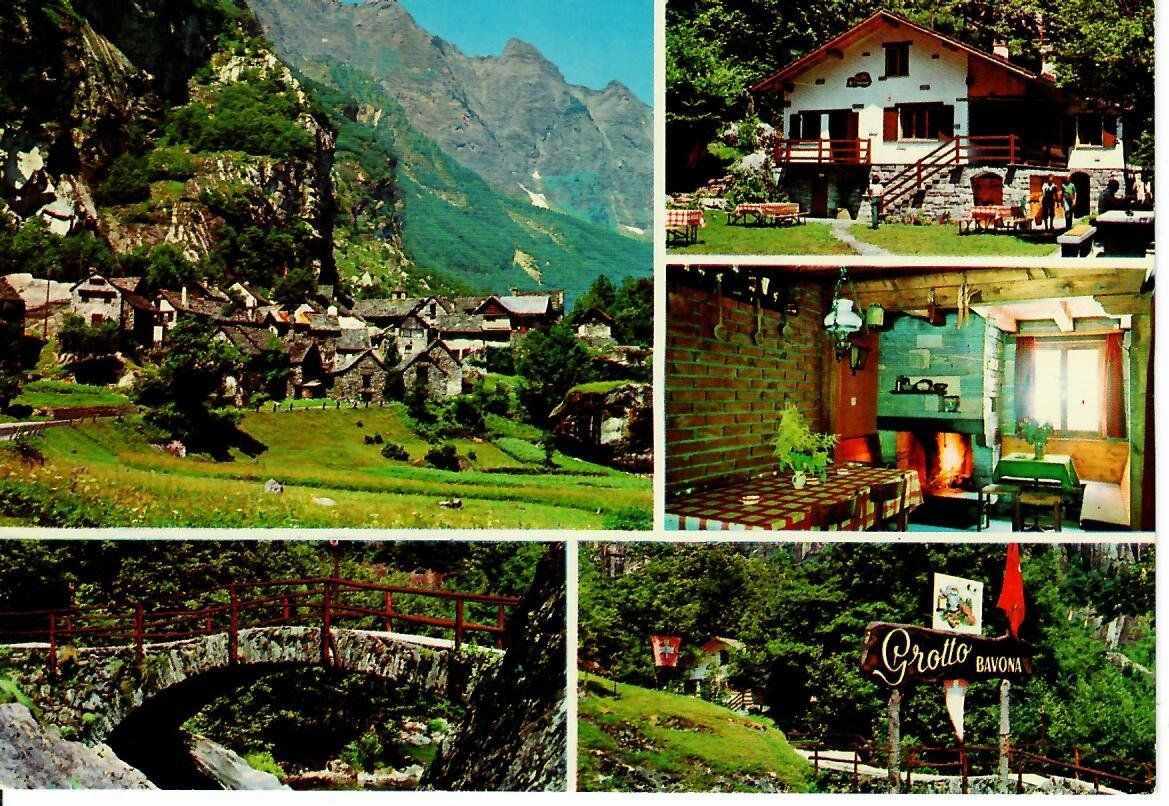 Cartoline postali: Grotto Bavona - Sonlerto - Valle Bavona – Usato da Hochdorf venduto da Ziegel-16