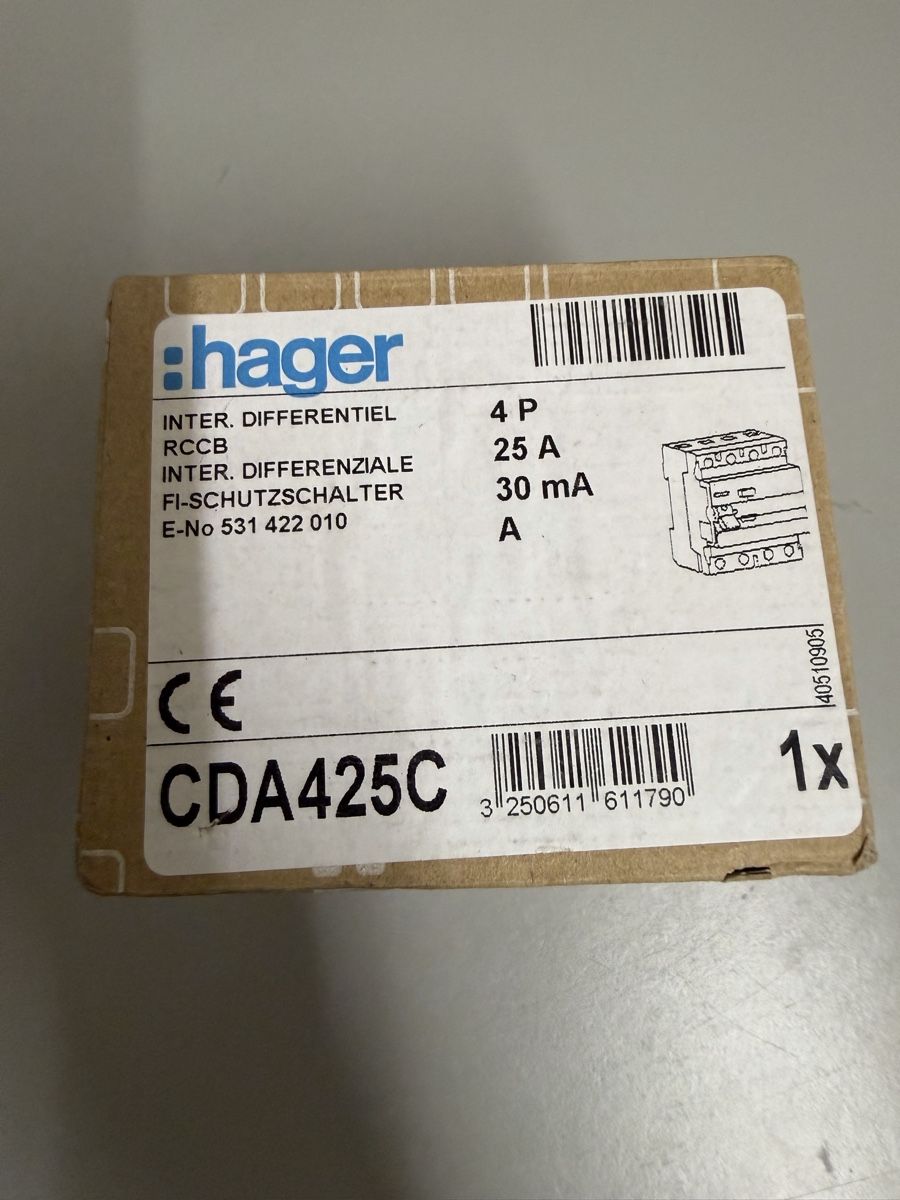 Hager Schalter: Fi schalter  – Neu und originalverpackt aus Zürich von papaplatte