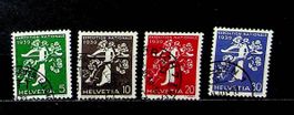 SUISSE SÉRIE OBLITÉRÉE FRANCAIS 1939. SBK 36.00 /T403
