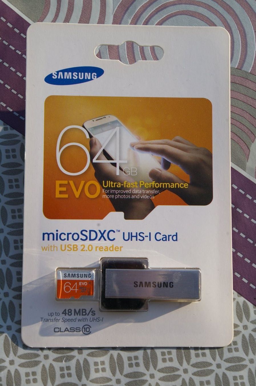 Samsung Schede di memoria: Samsung Evo microSDXC 48MB/s 64GB Reader – Nuovo e nell'imballaggio originale da Niederurnen venduto da mowgli_1963