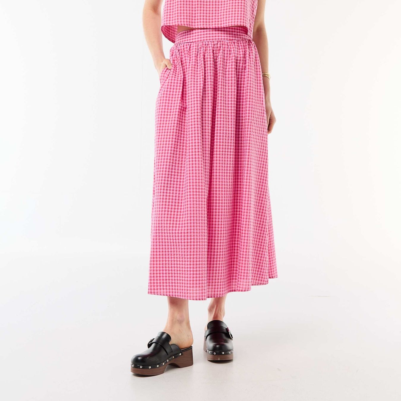 Gonne: Jupe vichy rose kiabi – Nuovo (secondo la descrizione) da Alle venduto da kat_vm7x
