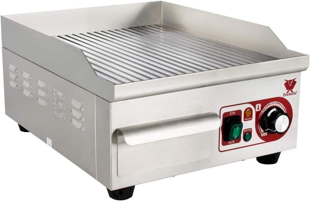 Professioneller Elektrogrill Für Gastronomie - 4400W Stark, 72x40cm Grillfläche, Perfekt Für Restaurants Und Küchen