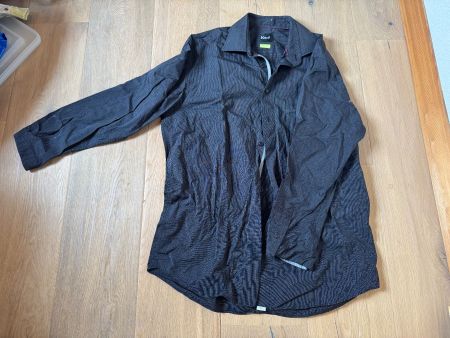 Herren Hemd Kauf Grösse 40 Modern Fit dunkel